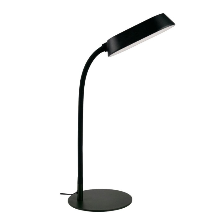 Veioza LED Ledvance Panan, 10 W, 730 lm, lumina calda / neutra / rece, dimabil, negru, modern
