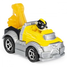 PATRULA CATELUSILOR MACHETA METALICA RUBBLE SUPEREROU CU MASINA UTILITARA