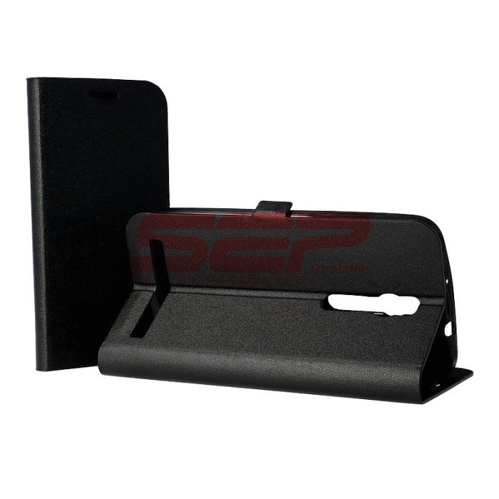 Toc FlipCover Stand Magnet Asus Zenfone 2 5.5 NEGRU