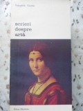Scrieri Despre Arta - Theophile Gautier, Meridiane 1980, Biblioteca de Arta, Romana, 372 Pagini, Arta, Carte