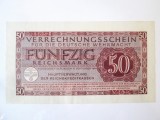 Rara! Germania 50 Reichsmark 1944 UNC Wehrmacht(Fortele Armate Naziste) WWII la cel mai mic pret