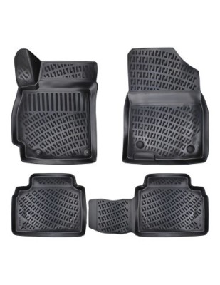 Set covorase auto din cauciuc tip tavita pentru Hyundai Elantra VII 2020- foto