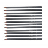 Set 12 Creioane DACO, Negre, din Lemn Hexagonal, Mina B, Creion B, Creioane B, Creion Daco B, Set Creioane B, Creion Negru Daco, Creion Negru Daco B,