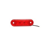 Lampa laterala LED rosie 12, 24V Cod: BK69485