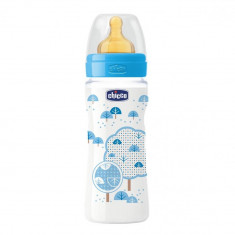 Biberon Chicco WellBeing PP boy 330ml t.c. flux rapid 4+luni 0 bpa foto