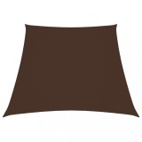 VidaXL Parasolar, maro, 2/4x3 m, țesătură oxford, trapez