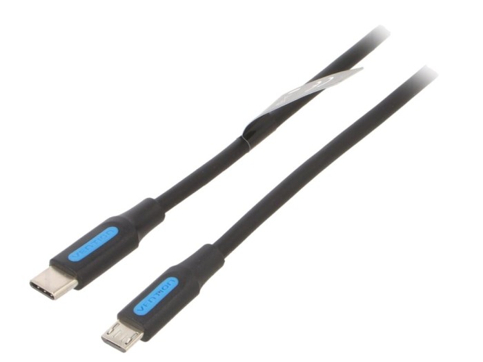 Cablu USB 2.0 Micro-USB C 2m Negru