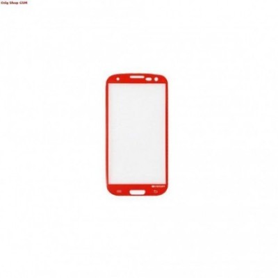 FOLIE PROTECTIE MERCURY SAMSUNG NOTE II N7100 ROSU BLISTER ORIG foto