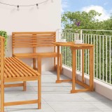 Cumpara ieftin Set Bistro de Grădină 5 pcs Maro lemn masiv de acacia