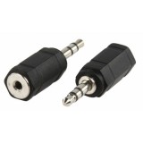 Adaptor audio Jack 3.5mm la 2.5 T-M stereo, kjr-16, Oem