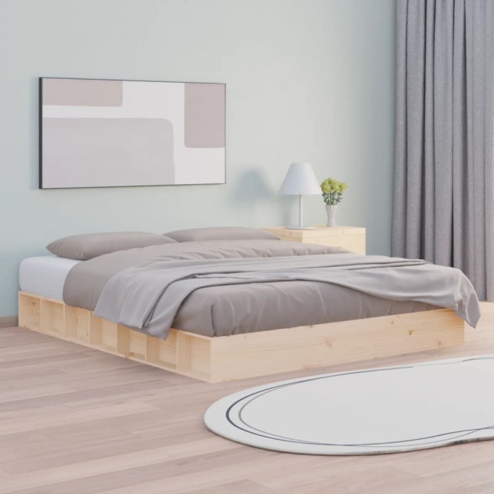 Gossi cadru de pat, 120x200 cm, lemn masiv