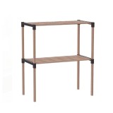 Etajera din lemn cu 2 rafturi pentru cuptor cu microunde 57 x 30 x 64.5 cm