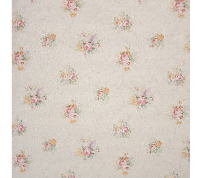 Tapet floral, crem, multicolor, vinil, living, dormitor, Zambaiti, Z44637