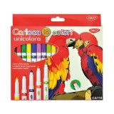Carioca Daco Unicolora, 18 culori, varf conic, pentru desen, papetarie