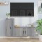 vidaXL Set dulapuri TV, 2 piese, gri sonoma, lemn prelucrat