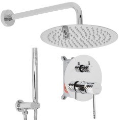 Set de dus incastrat Rea Lungo Diamond Chrome + BOX