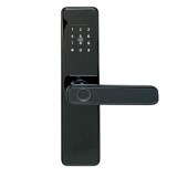 Yala smart Malaga GLS Black pentru usi interioare cu PIN, RFID si aplicatie