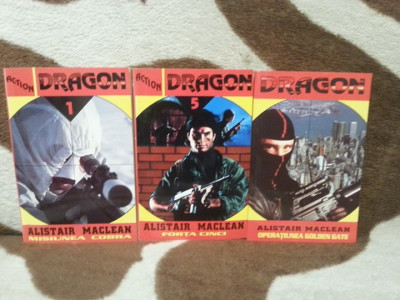 ALISTAIR MACLEAN COLECTIA DRAGON (3 VOL) foto