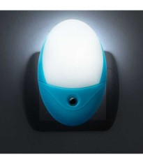 Lumina de veghe albastra 6x LED 6000K lumina alb rece cu senzor 0.5W