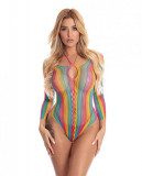 Body Plasa cu Maneci Lungi Multicolor OS