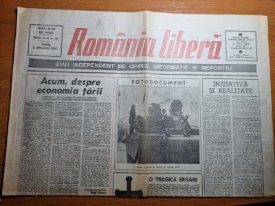 romania libera 5 ianuarie 1990 - articole revolutia romana foto