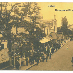 4436 - GALATI, street, Loterie nationala, Romania - old postcard - used - 1918