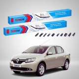 Cumpara ieftin Ștergătoare Renault Thalia II Sedan 2008-2014 | Set Față Flat Premium &ndash; TeamCar&reg;