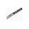 Ornament Crom Negru S Drive 9.7cm, Banda Dublu Adeziva Inclusa, ALM - Emblema Auto Universala