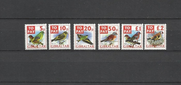 GIBRALTAR 2002 FAUNA PASARI