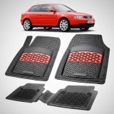 Cumpara ieftin Covorase Audi A3 (8L) Compatibile 1996&ndash;2003 Tavita Cauciuc | Red