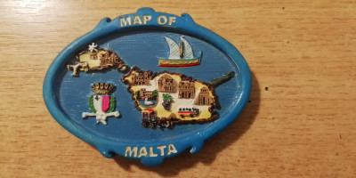 M3 C2 - Magnet frigider - tematica turism - Malta 6 foto