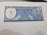 Bancnota suriname 5 g 1982