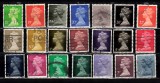 A12 S4 10 - Timbre foarte vechi - Anglia - Marea Britanie - Regina 2