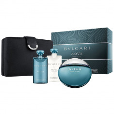 Aqva EDT 100 ml, AS 75 ml, SG 75 ml, Pouch Set Barbati foto