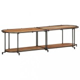 VidaXL Dulap TV, 160x42x40 cm, lemn masiv de acacia