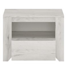 Noptiera din mdf alb craft Angel 49x49x38 cm