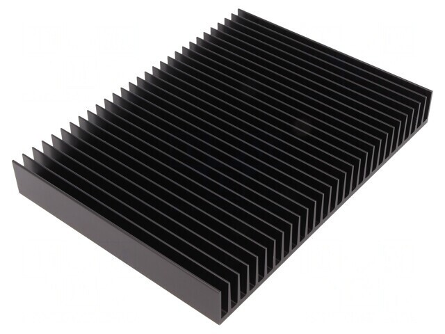 Radiator cu aripioare negru 150x200x25mm
