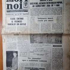ziarul zori noi 3 mai 1983 -ziar al consiliului judetean suceava,com. dumbraveni
