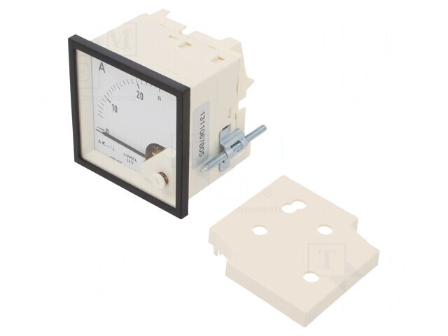 Ampermetru Panou True RMS 0-25A 40-72Hz Clasa 1.5