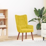 Scaun Relaxant vidaXL Catifea Galben