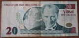 20 lire Turcia, VF