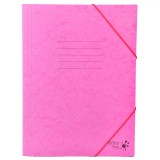 Mapă Birou Office Style, Roz, 25.5x34.5 cm, Cu Elastic, Oem