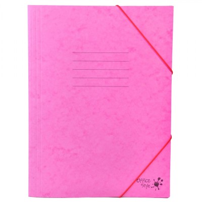 Mapă Birou Office Style, Roz, 25.5x34.5 cm, Cu Elastic foto