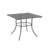 Masă de grădină din plasă metalică Melfi 91,5x91,5x71 cm antracit