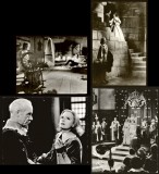 Queen Christina - 4 foto cinema 18x15cm, film SUA 1933, Greta Garbo John Gilbert