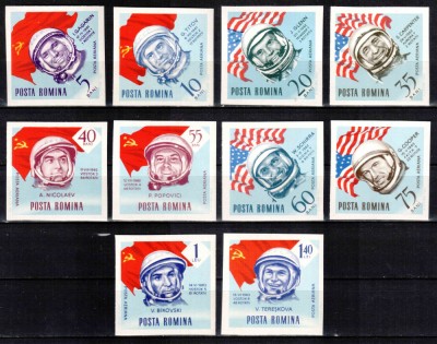 Romania 1964, LP 576 a, Navigatia cosmica, seria nedantelata, MNH! foto