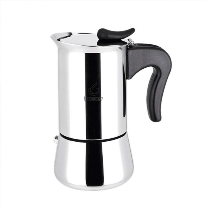 Espressor Forever Moka Splendy Inox 4 cesti
