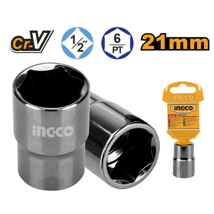 Tubulara 1/2 21 mm - Ingco HHAST12211