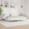 Cadru de pat, alb extralucios, 160x200 cm, lemn prelucrat GartenMobel Dekor