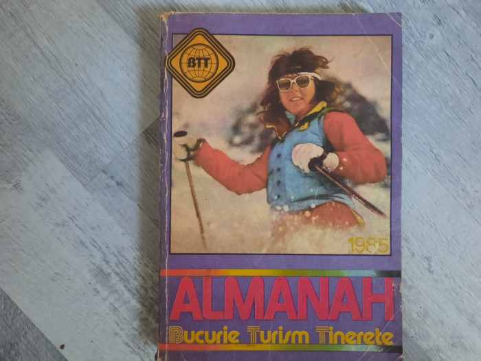 Almanah Bucurie Turism Tinerete 1985